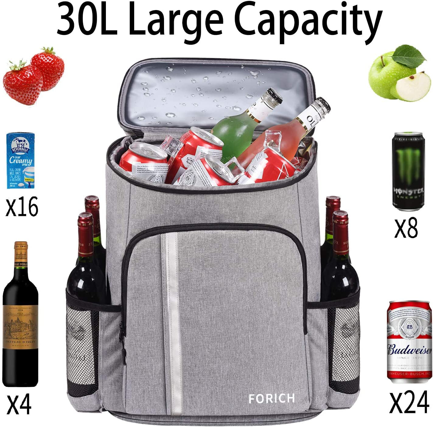 Insulated and Waterproof Backpack Cooler