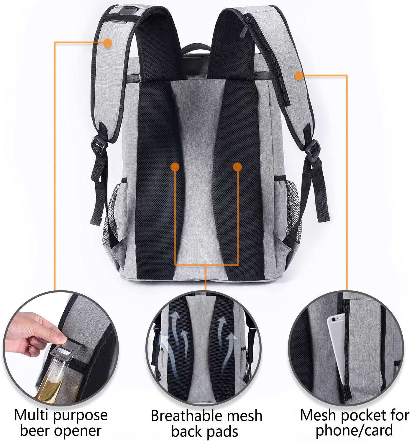 Insulated and Waterproof Backpack Cooler